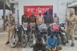 Motorcycle thieves gang busted two arrested with six stolen two-wheelers